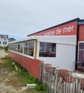 Terrasse de la Cantine de mer, bâche